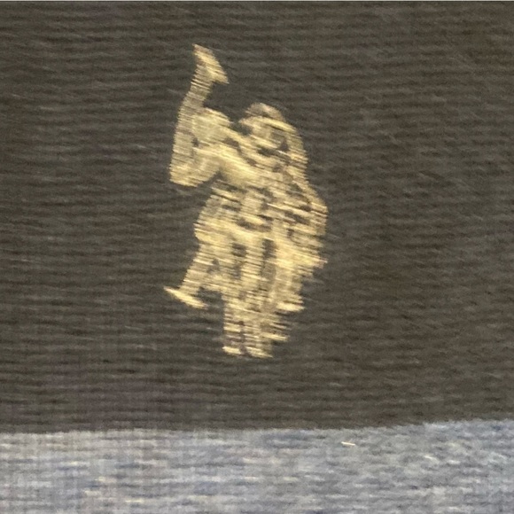 Men’s US Polo Association blue striped crew neck pullover sweater size xl - Picture 3 of 6